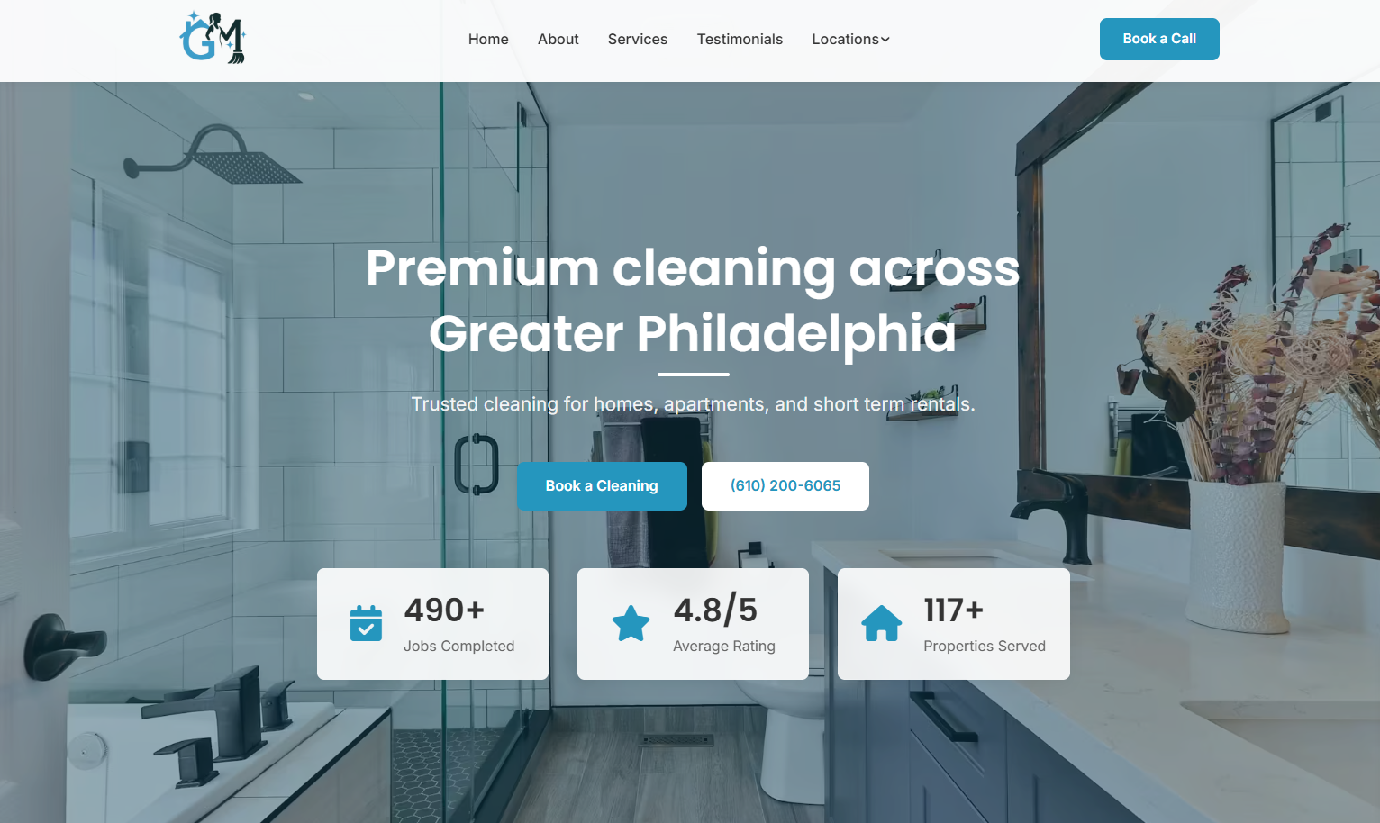 Guest Maids - Ecommerce booking system