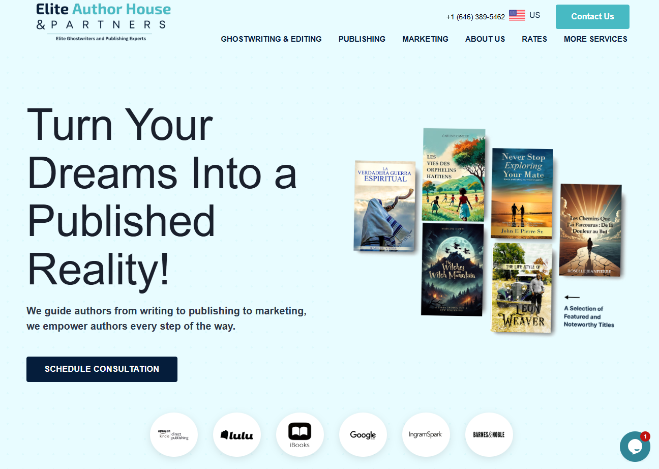 Elite Author House - Premier ghostwriting and editing services